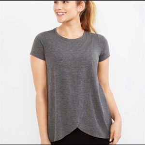 Motherhood Maternity Gray Short Sleeve Tee